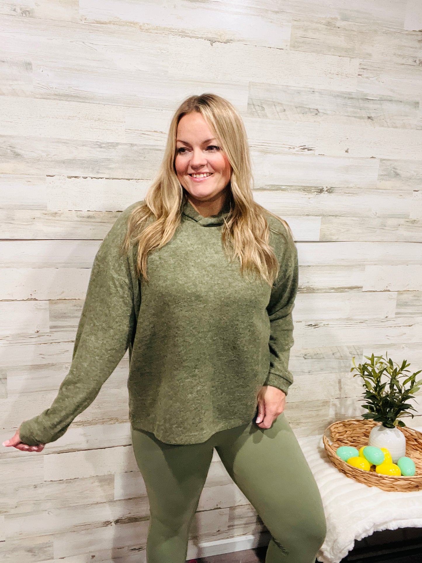 🤍Spring Buds Hooded Sweater