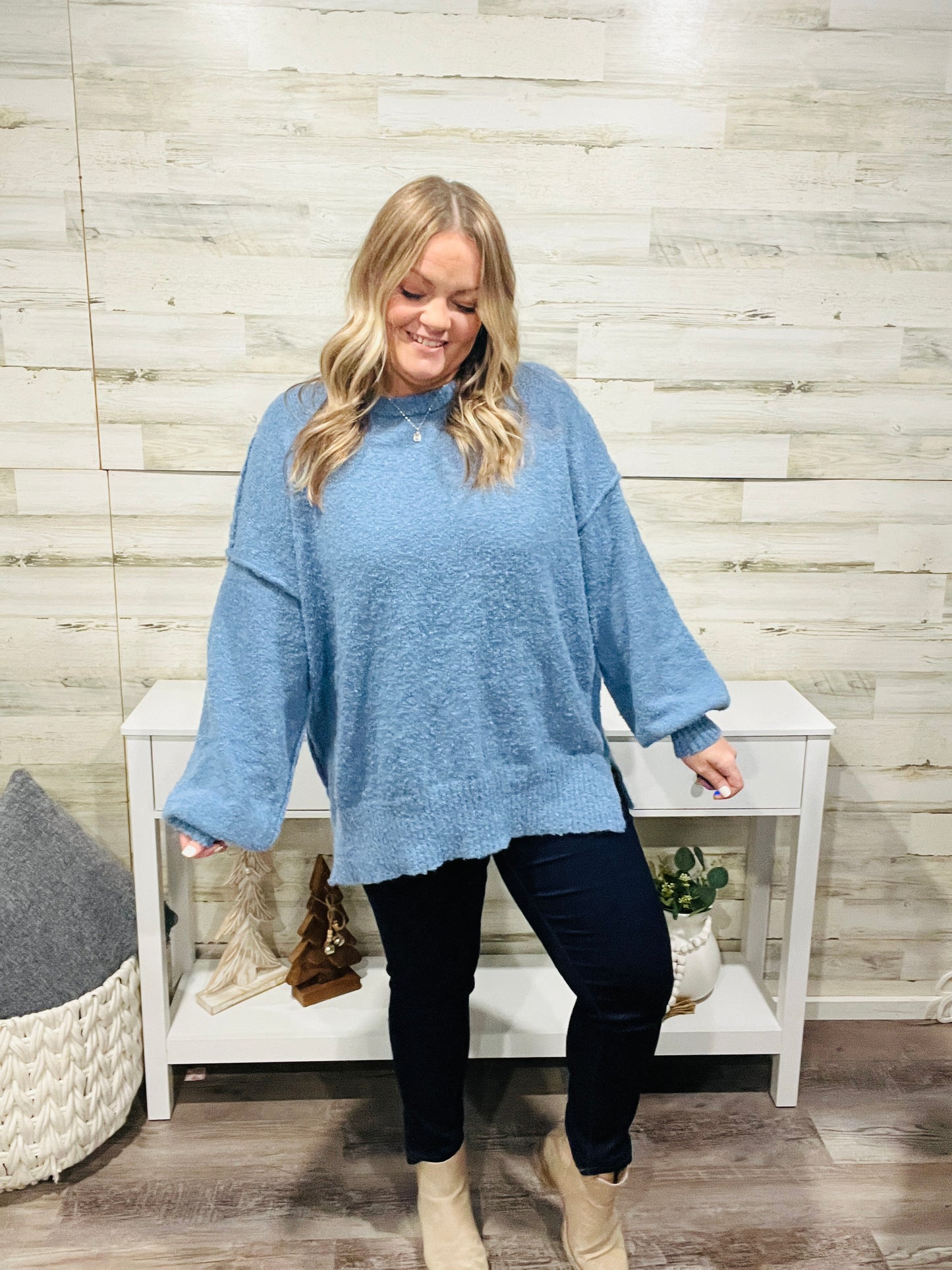 Driftwood Blue Sweater