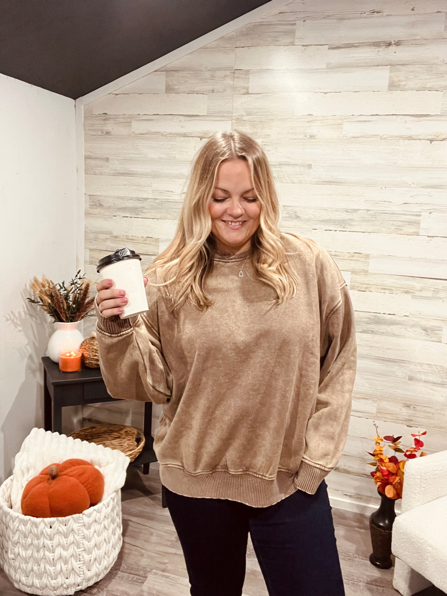 Cloud 9 Cozy Frosted Mocha Crew