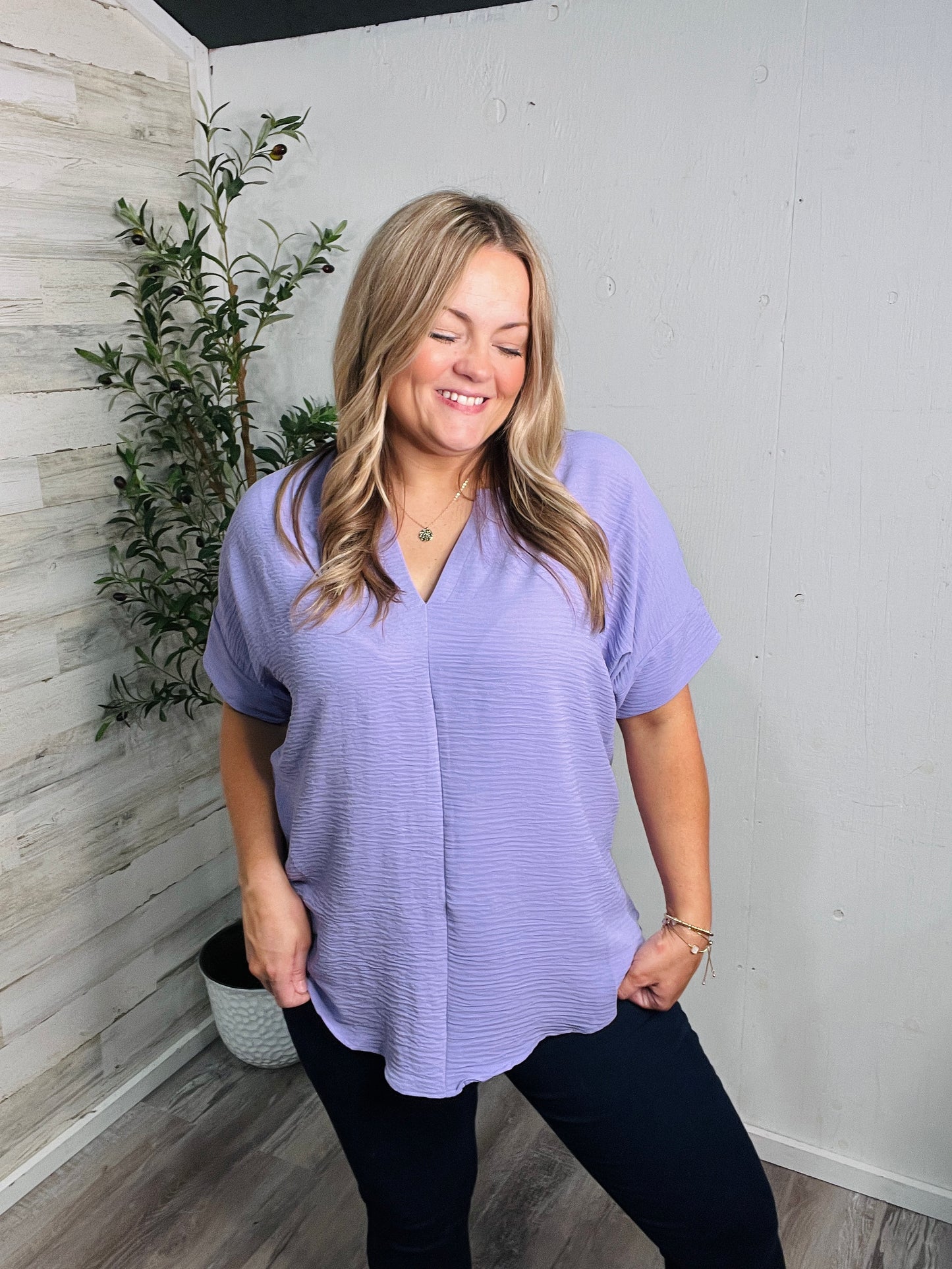 Baby Lavender Drift Blouse
