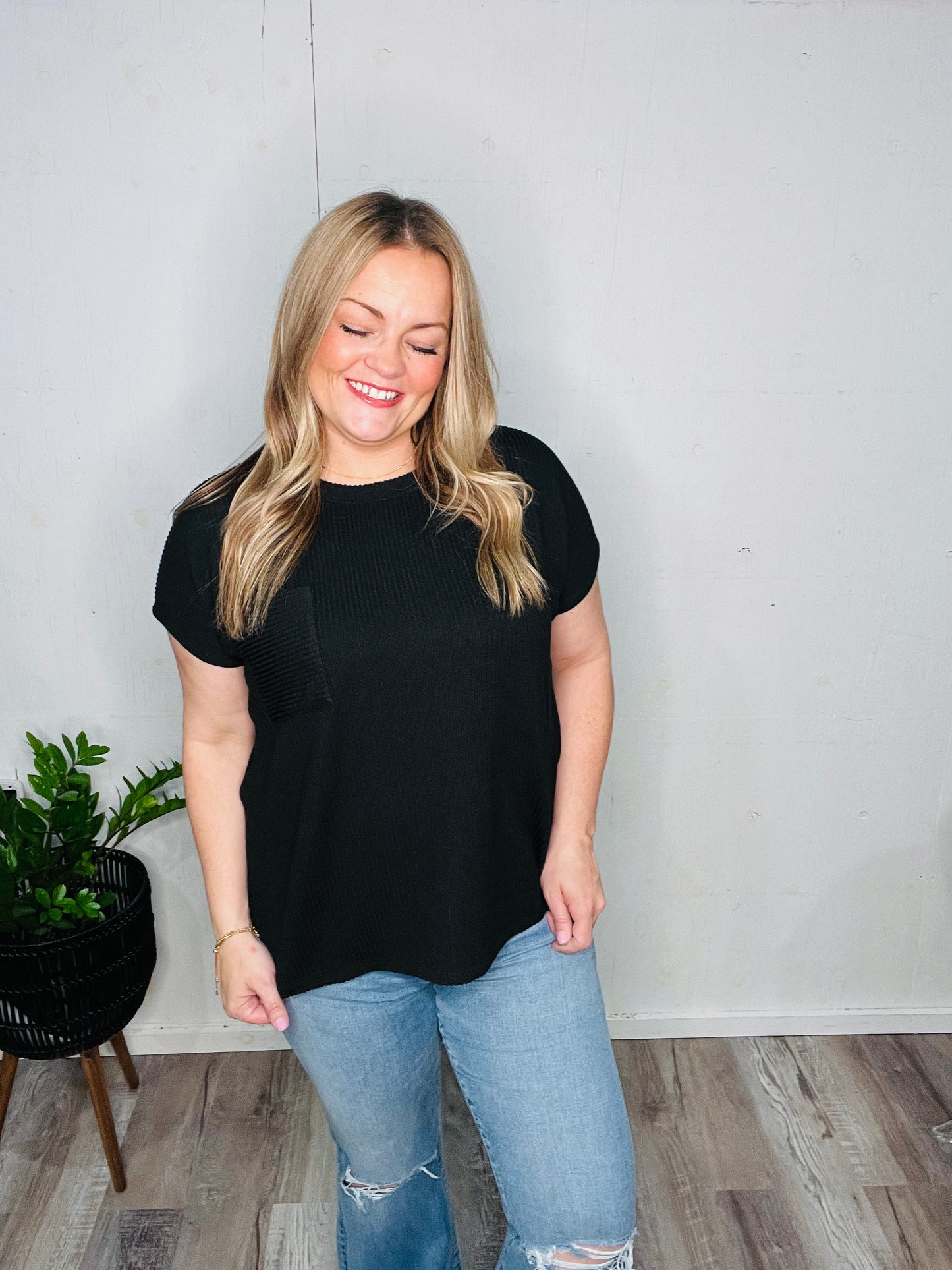 Easy Living Ribbed Top