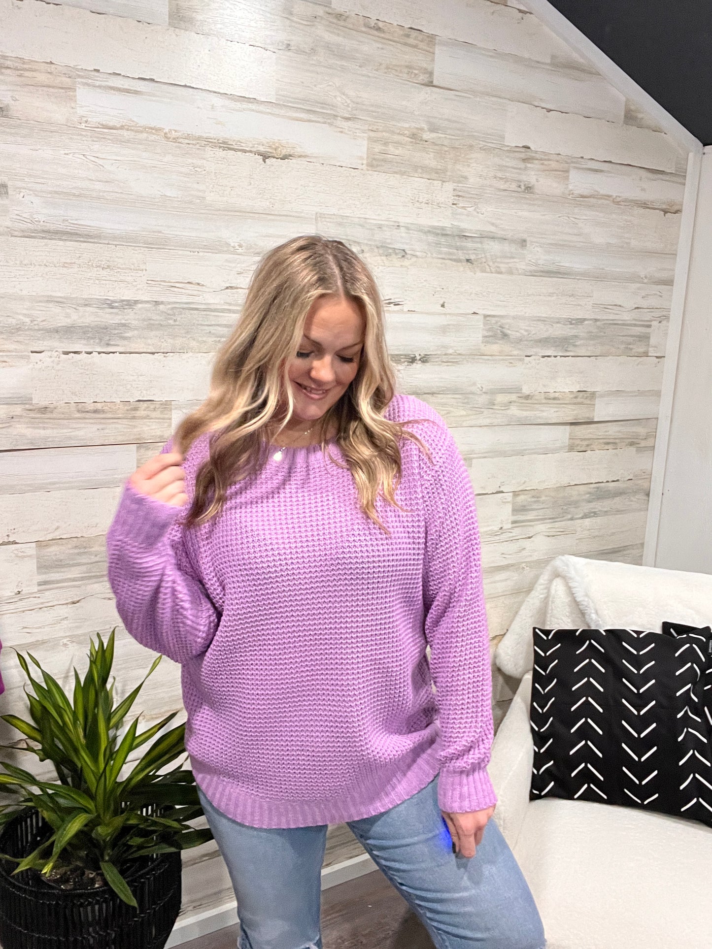 🤍”RESTOCK” Iris Waffle Knit Sweater