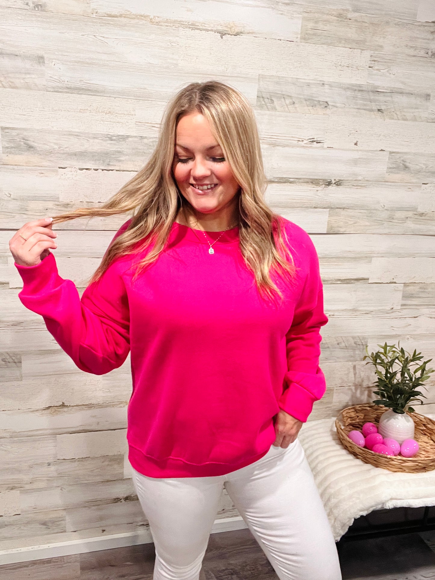 🤍Atasha Pink Pullover
