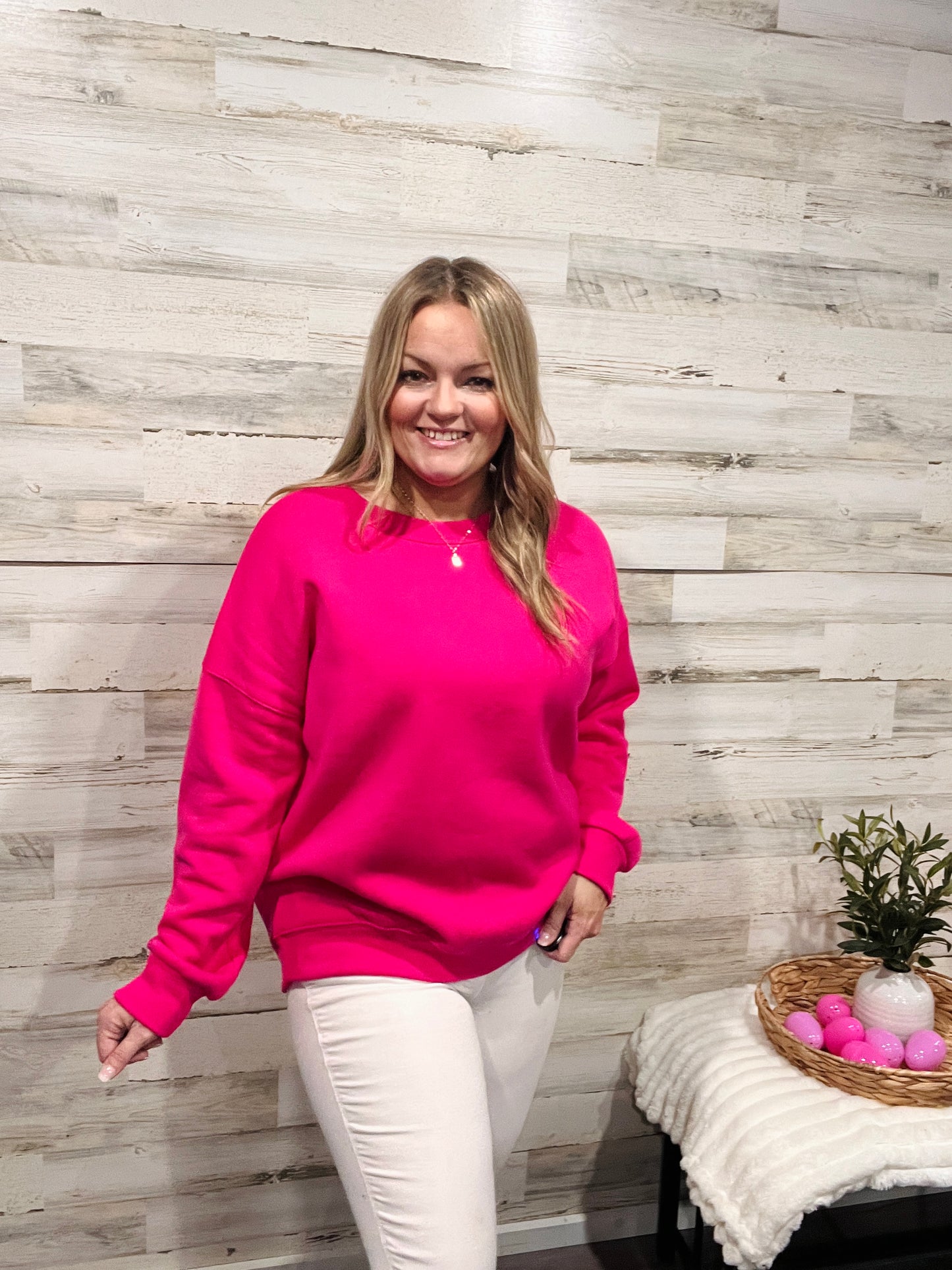🤍Atasha Pink Pullover