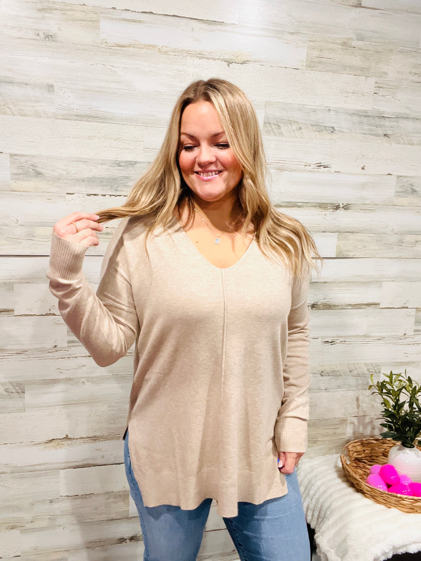 🤍 Neutral Spring Sweater