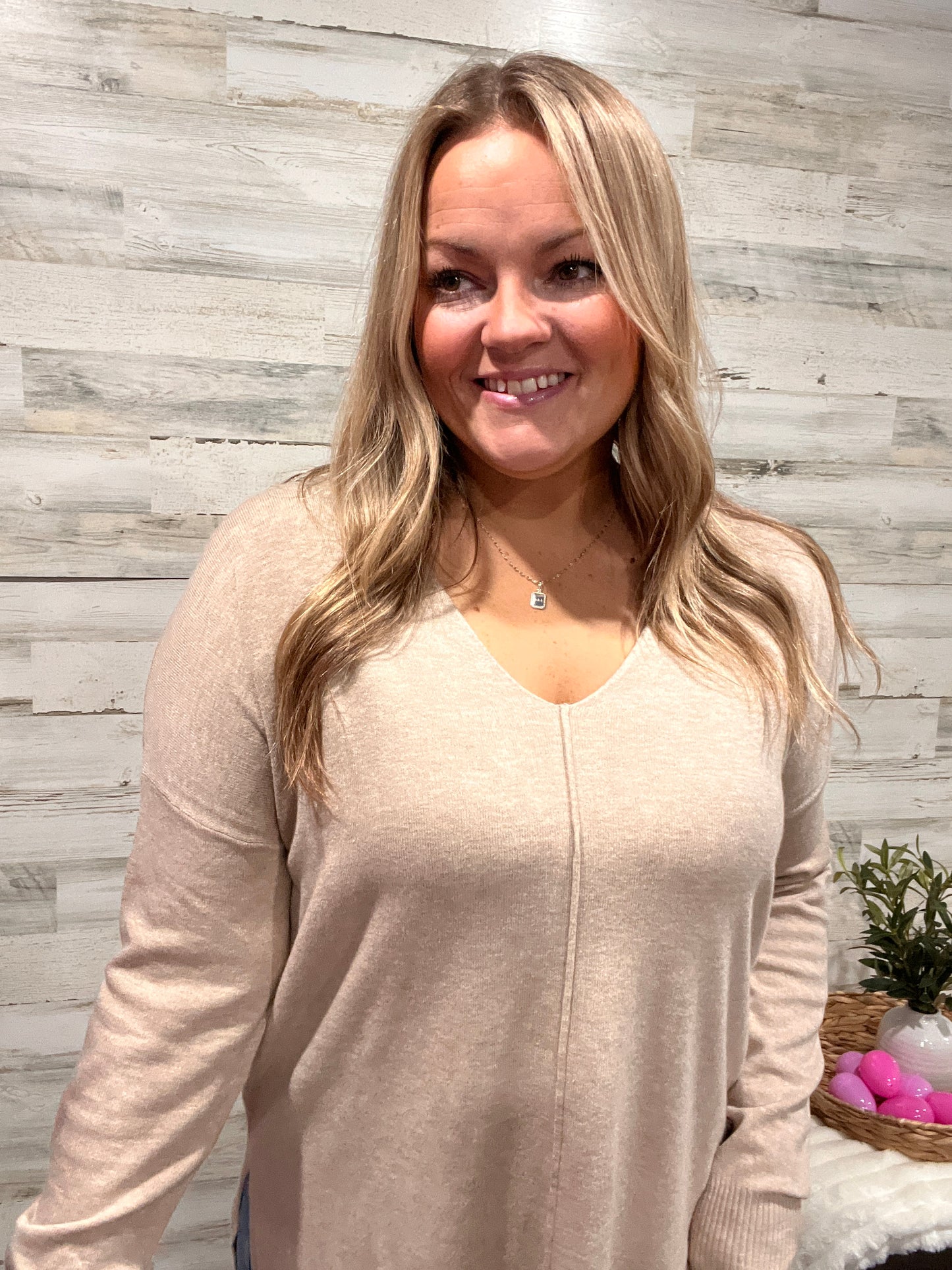 🤍 Neutral Spring Sweater