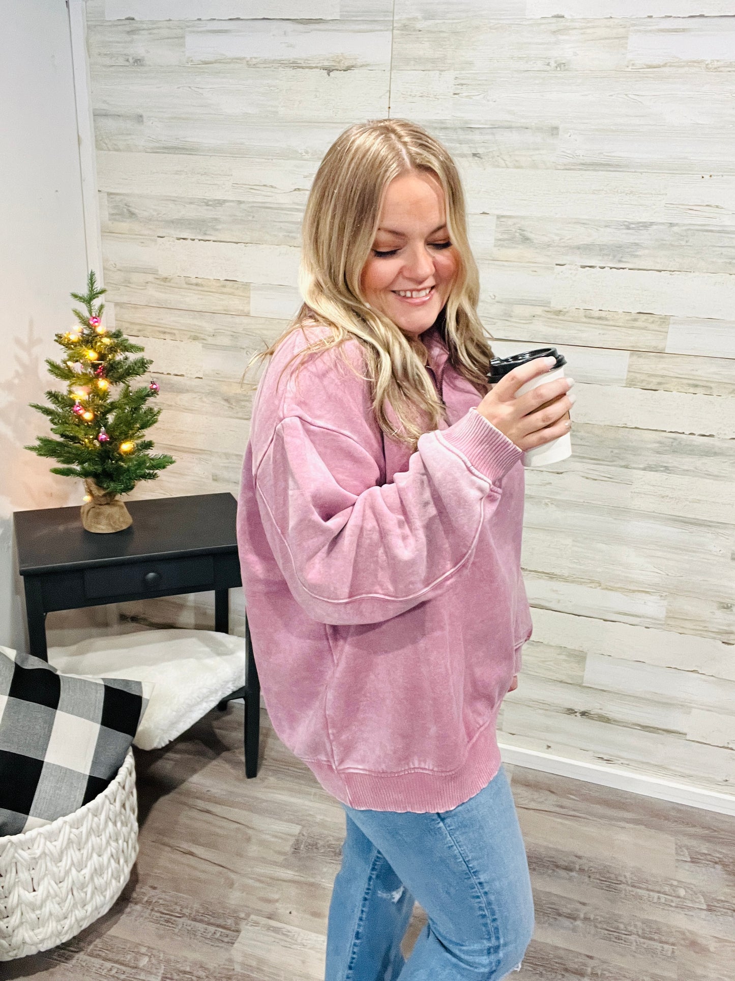 Winter Rose Pullover