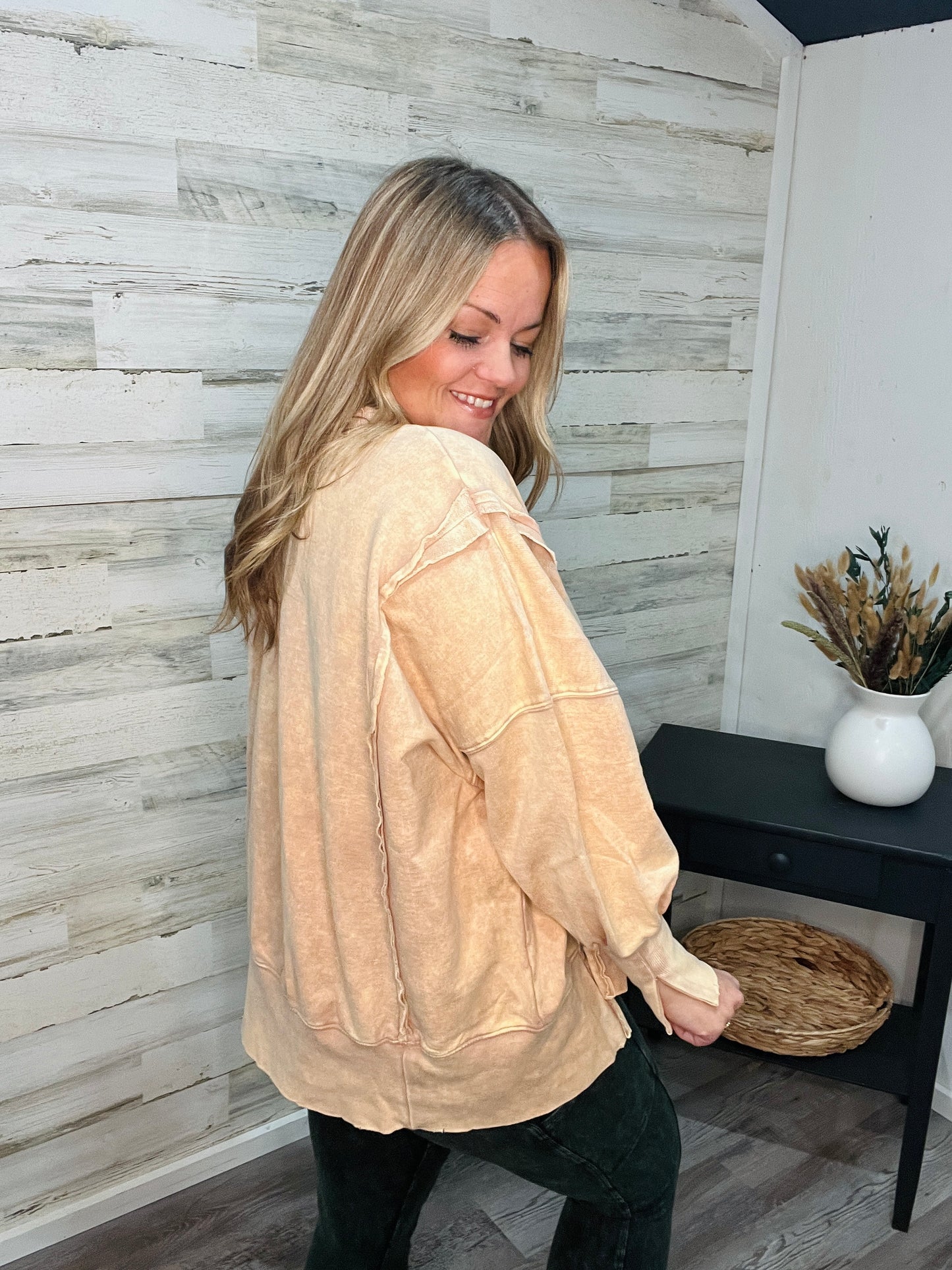 š¤ Speckled Fawn French Terry Pullover