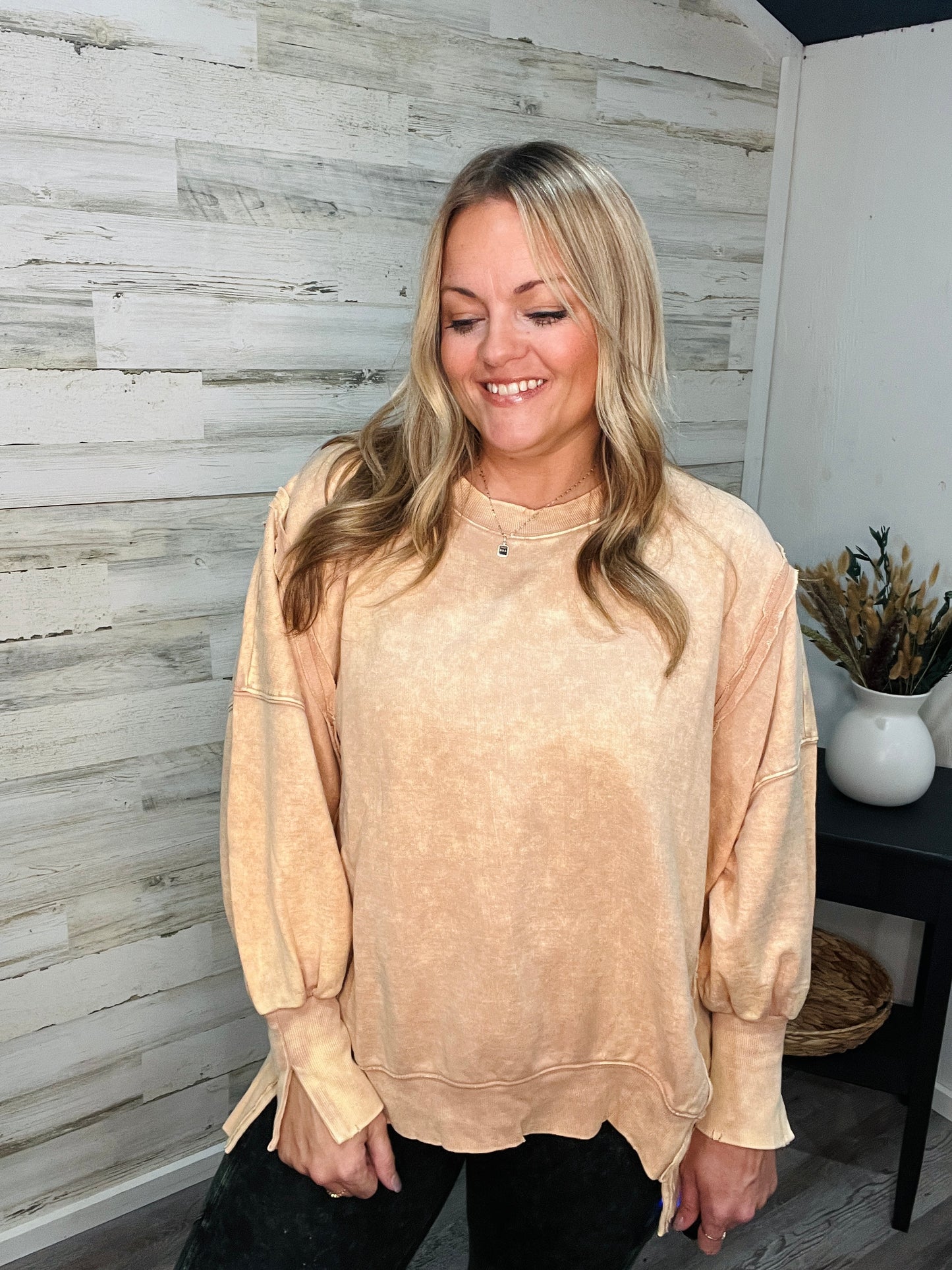 š¤ Speckled Fawn French Terry Pullover