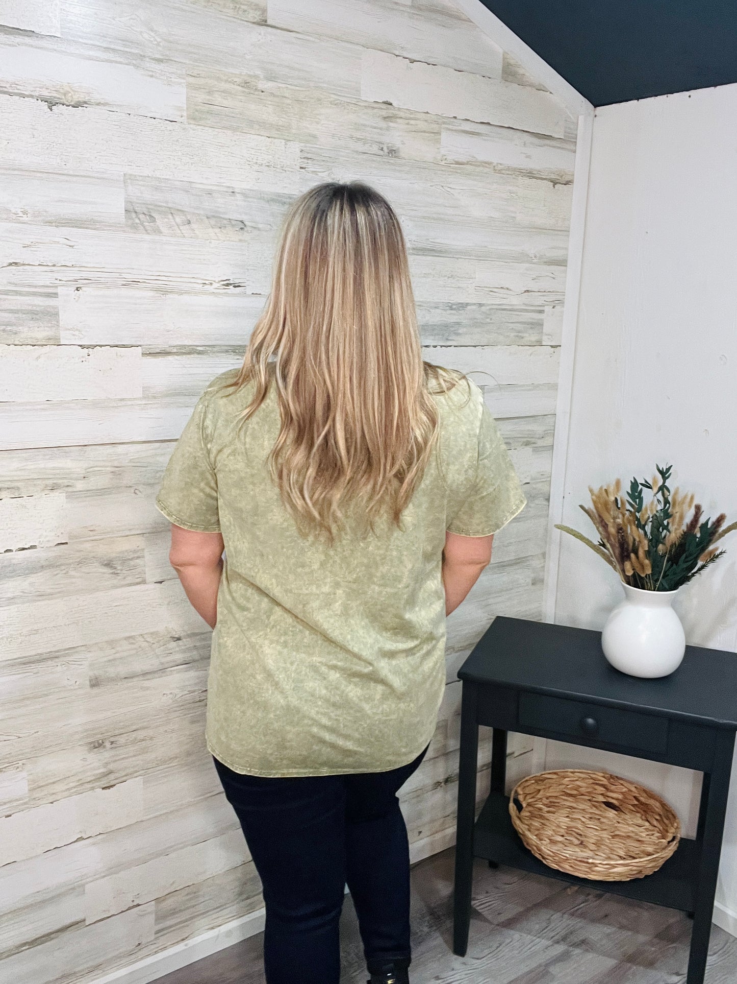 🤍Jamison Jade Washed Tee