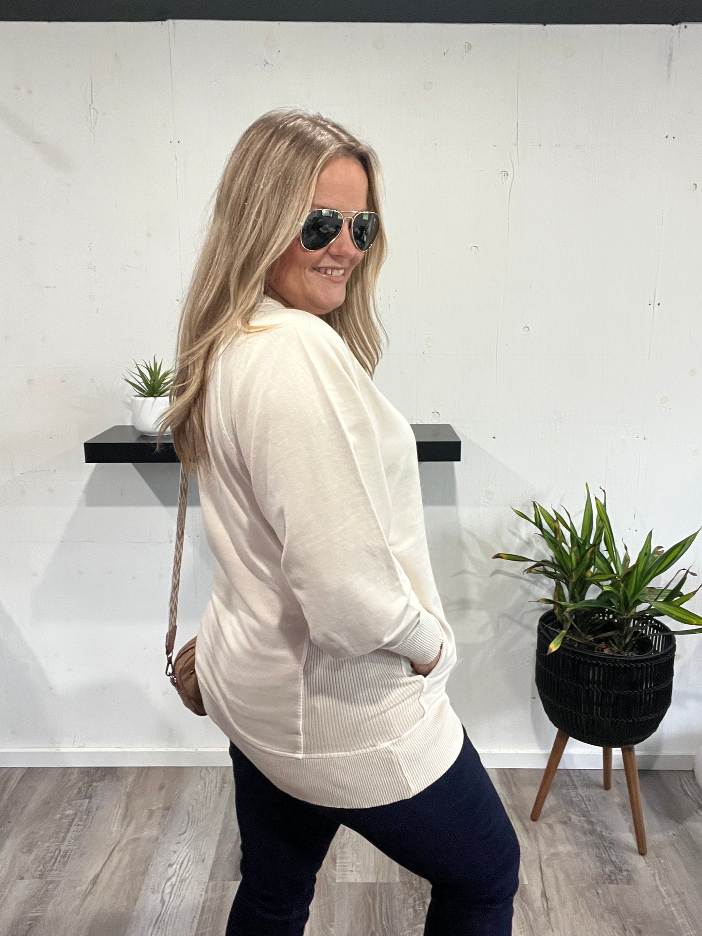 π€ Sandy Beach French Terry Pullover