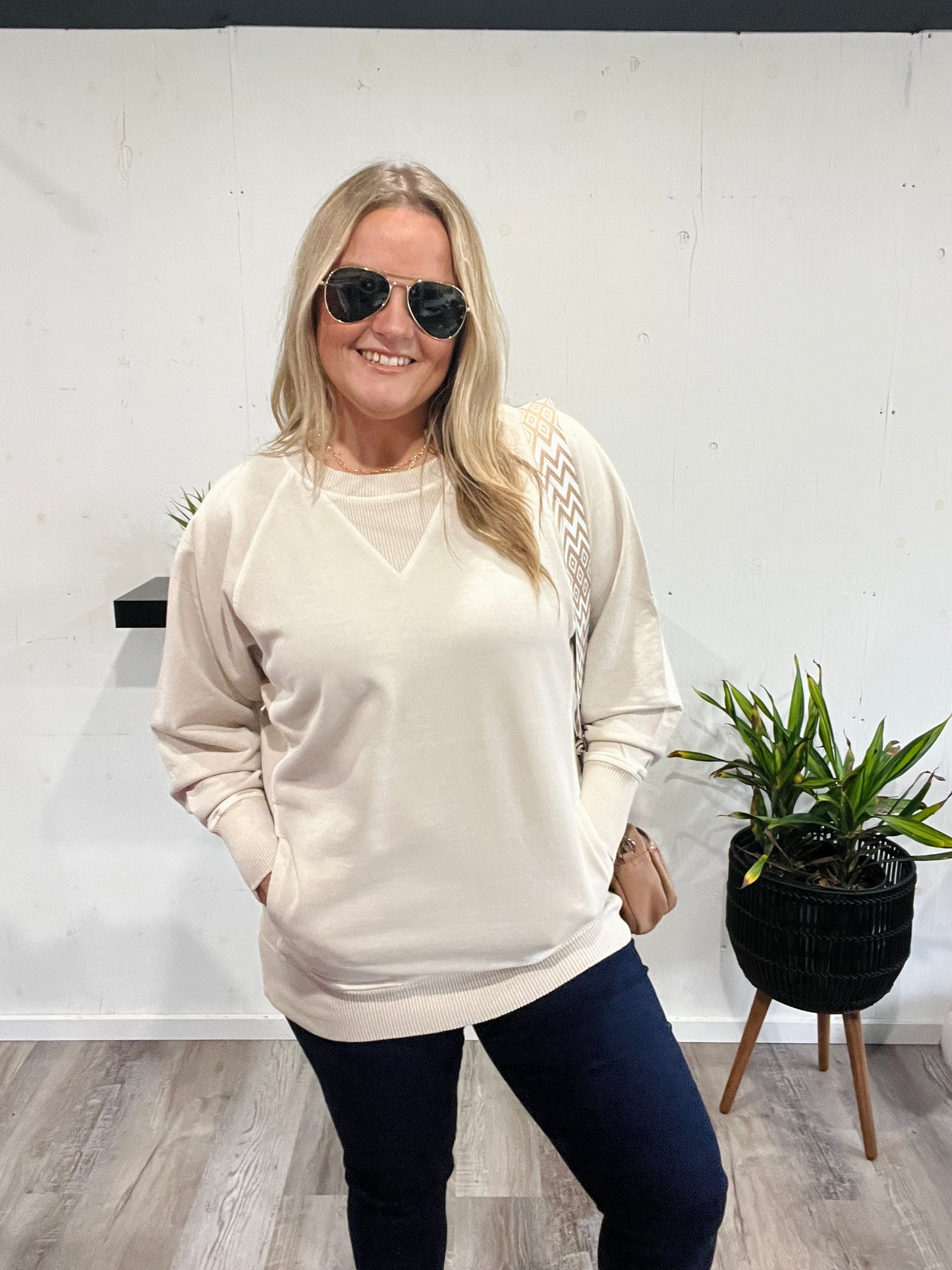 π€ Sandy Beach French Terry Pullover