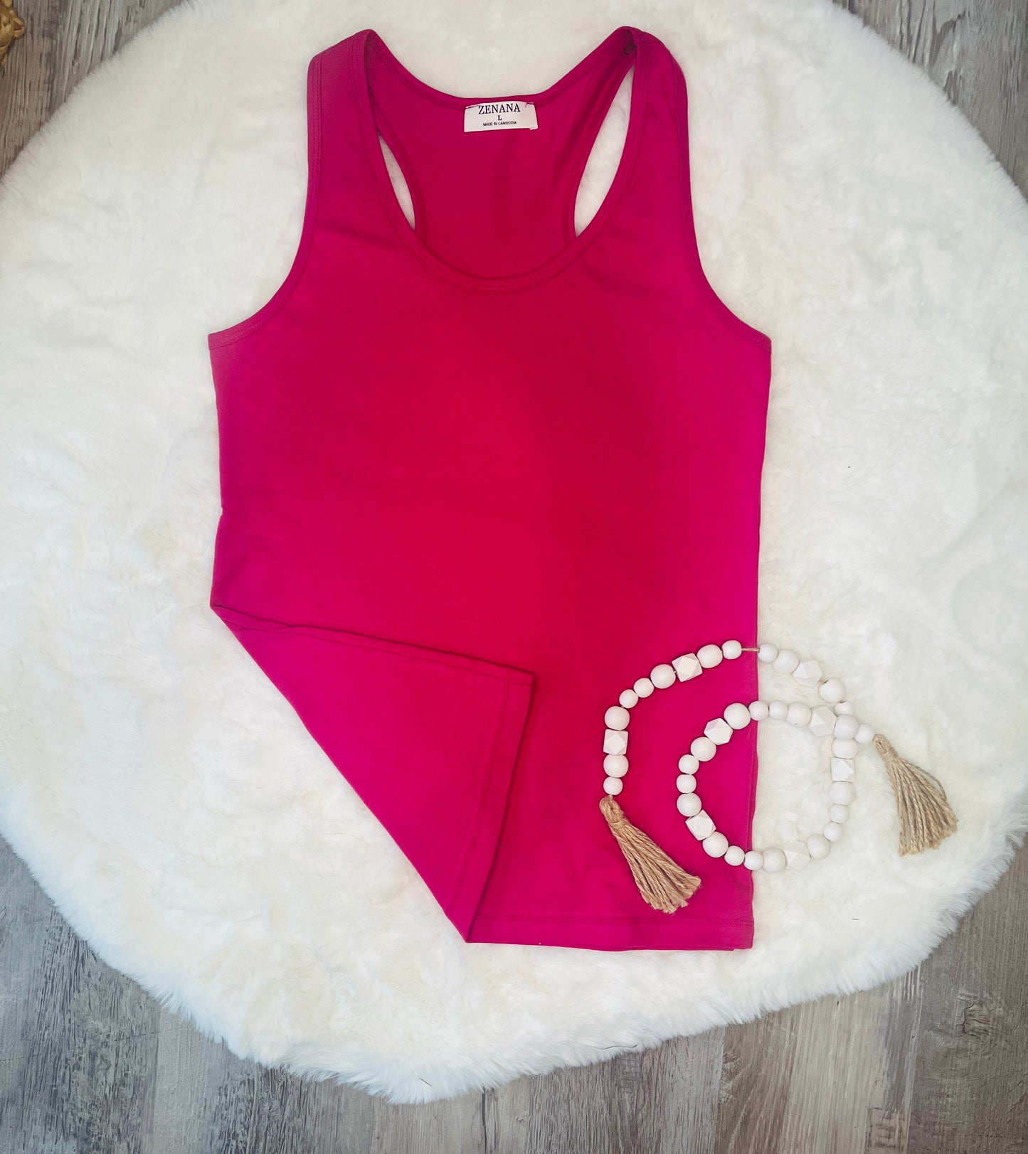 🤍Evening Pink Skies Racerback Tank