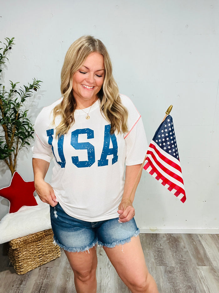 Small Town Patriot Tee