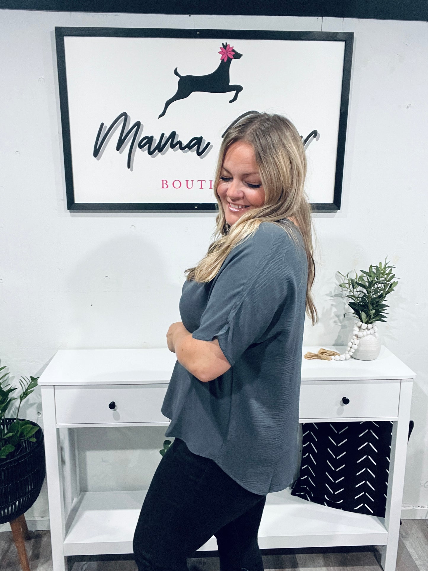 Slate & Simple Blouse