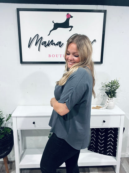 Slate & Simple Blouse