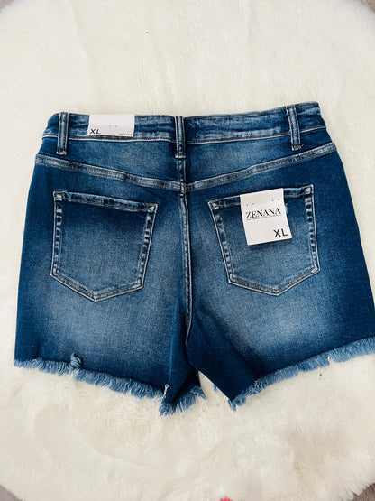 Backroad Dark Denim Shorts