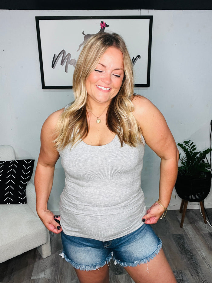 Cookies n Cream Rib Tank (Sm-Lg)