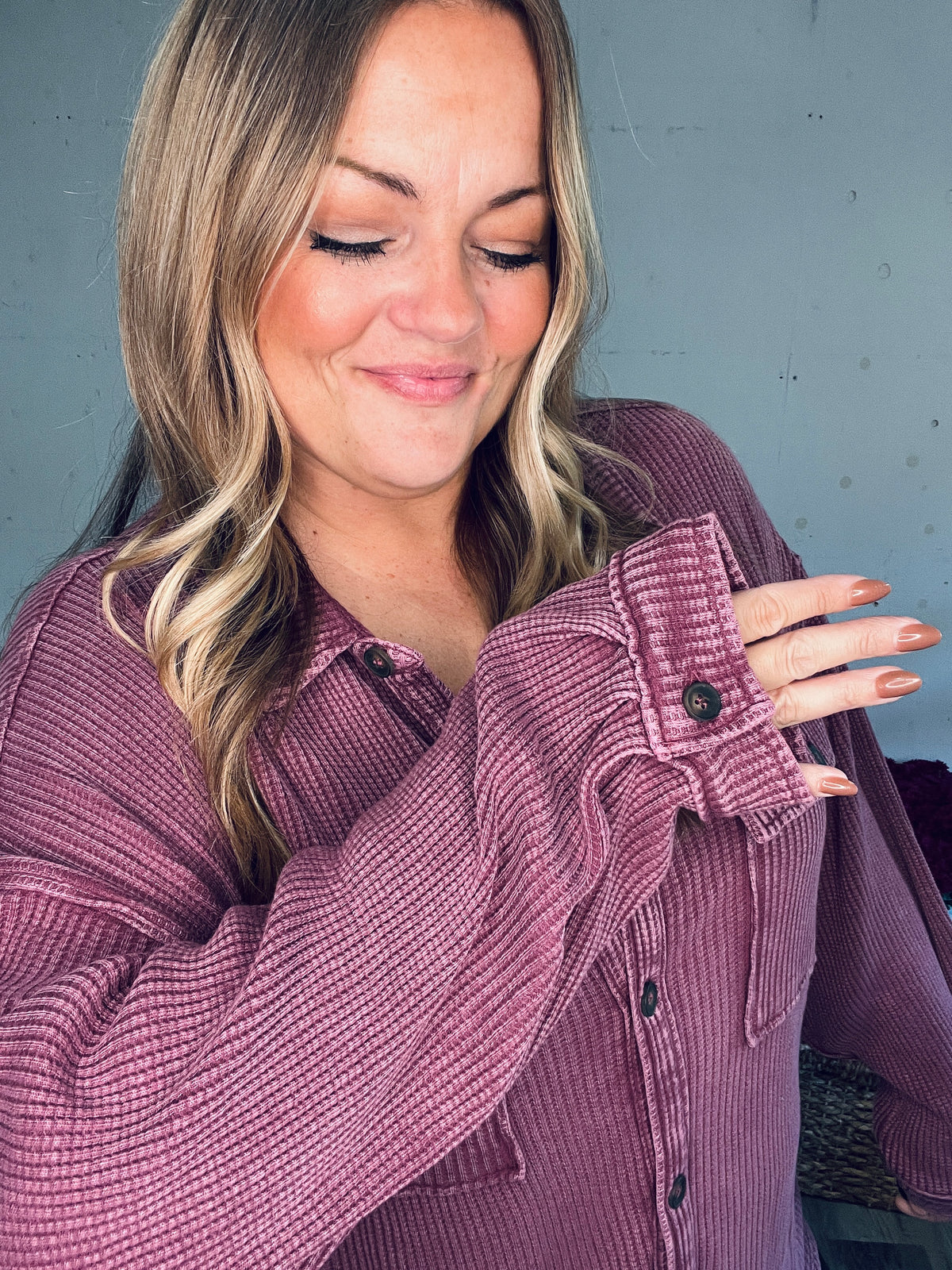 Cherrywood Mineral Wash Shacket