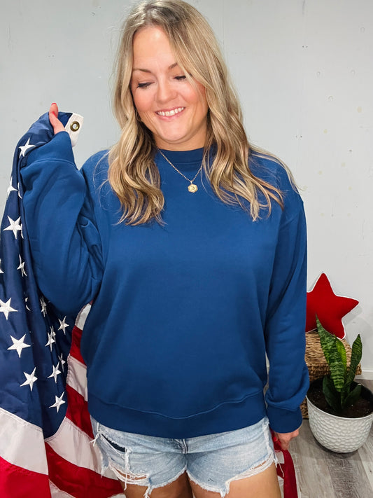 🤍Duke Blue Fleece Pullover