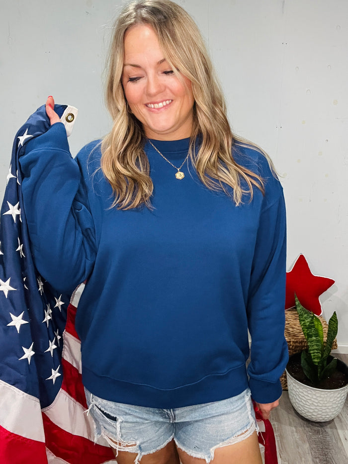🤍Duke Blue Fleece Pullover