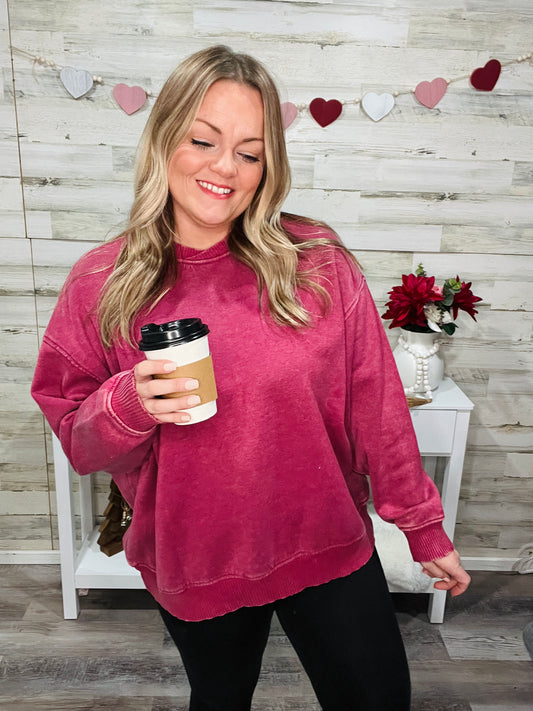 Heartstrings at Dusk Pullover