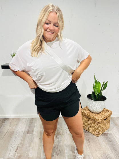 🤍 Run Mama Run Athletic Shorts