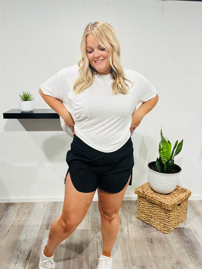 🤍 Run Mama Run Athletic Shorts