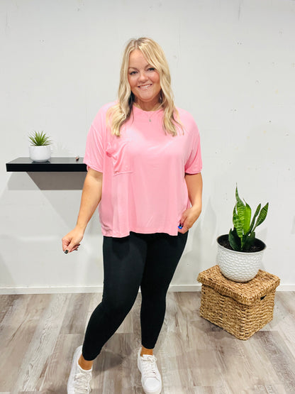 🤍 Pink Skys In Morning Flowy Relaxed Tee