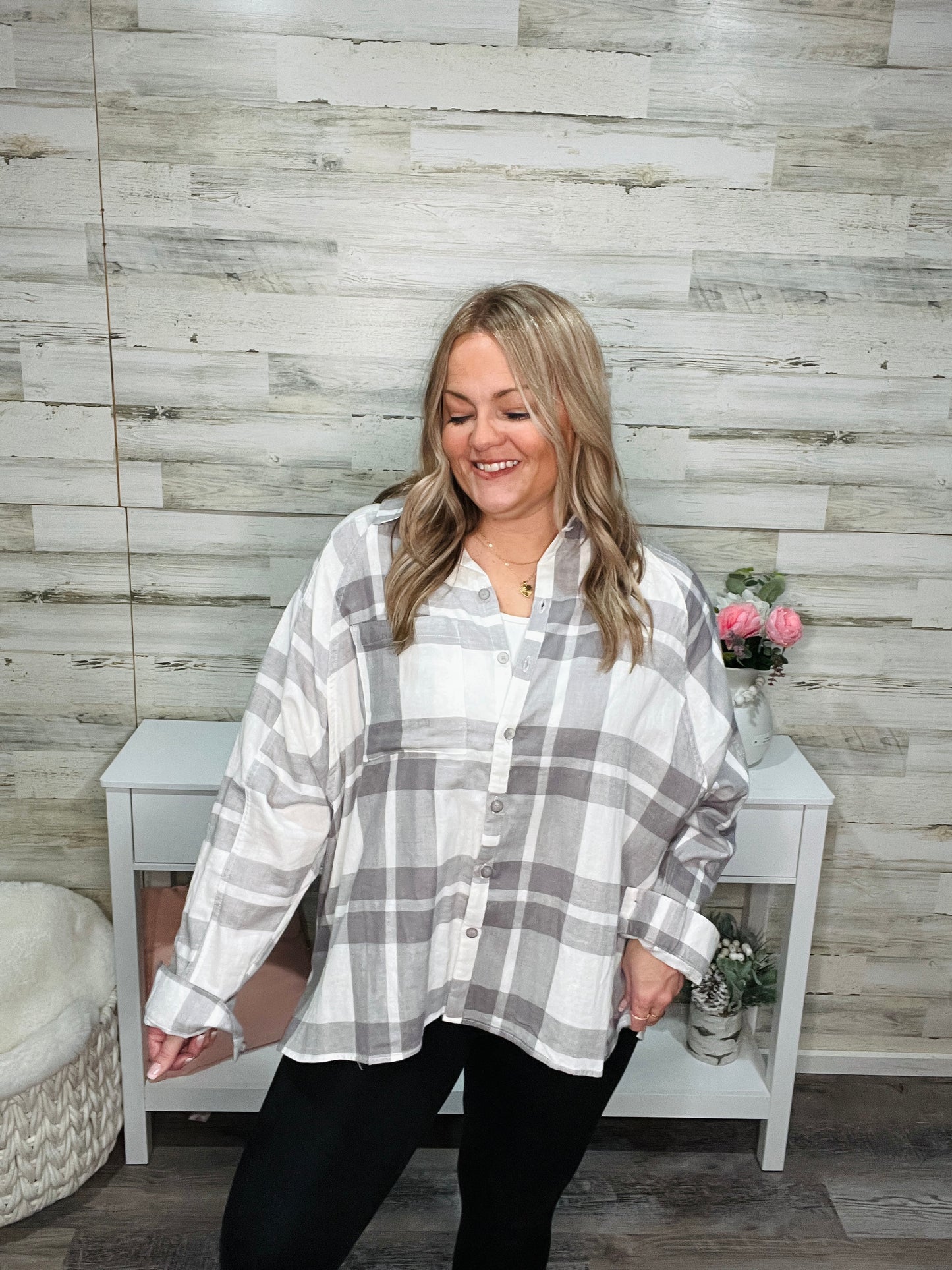The Silver Lining Cotton Plaid