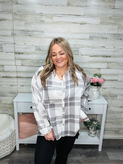 The Silver Lining Cotton Plaid