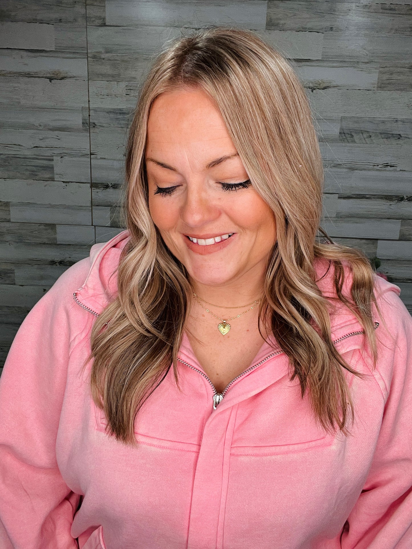 Love at First Sight Acid Wash Fleece Hoodie