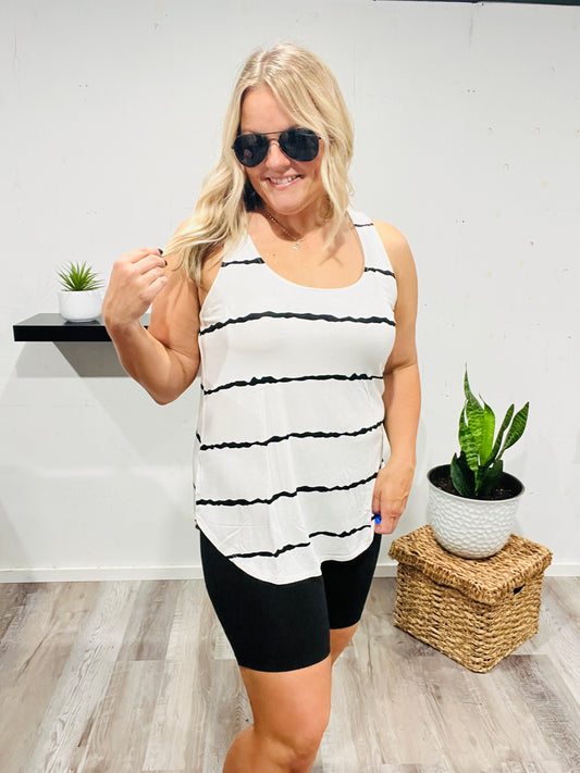 🤍 Yin and Yang Flowy Tank