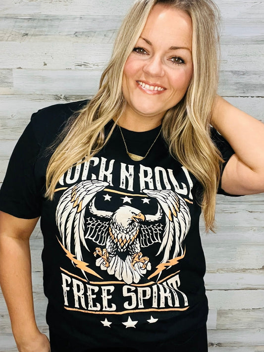 🤍 Rock-n-Roll Free Spirit Tee