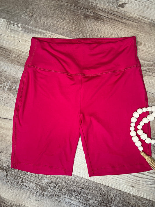 🤍Magenta Biker Shorts (CURVY SIZES ONLY)