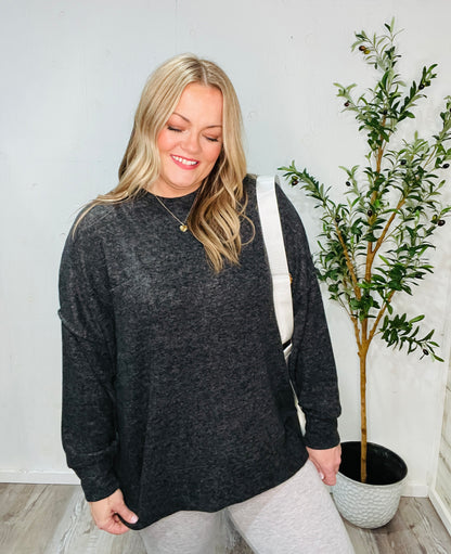 Charcoal Coast Soft Pullover
