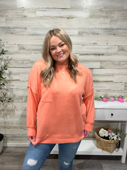 Spring Tiger Lily Pullover
