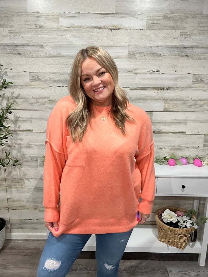 Spring Tiger Lily Pullover