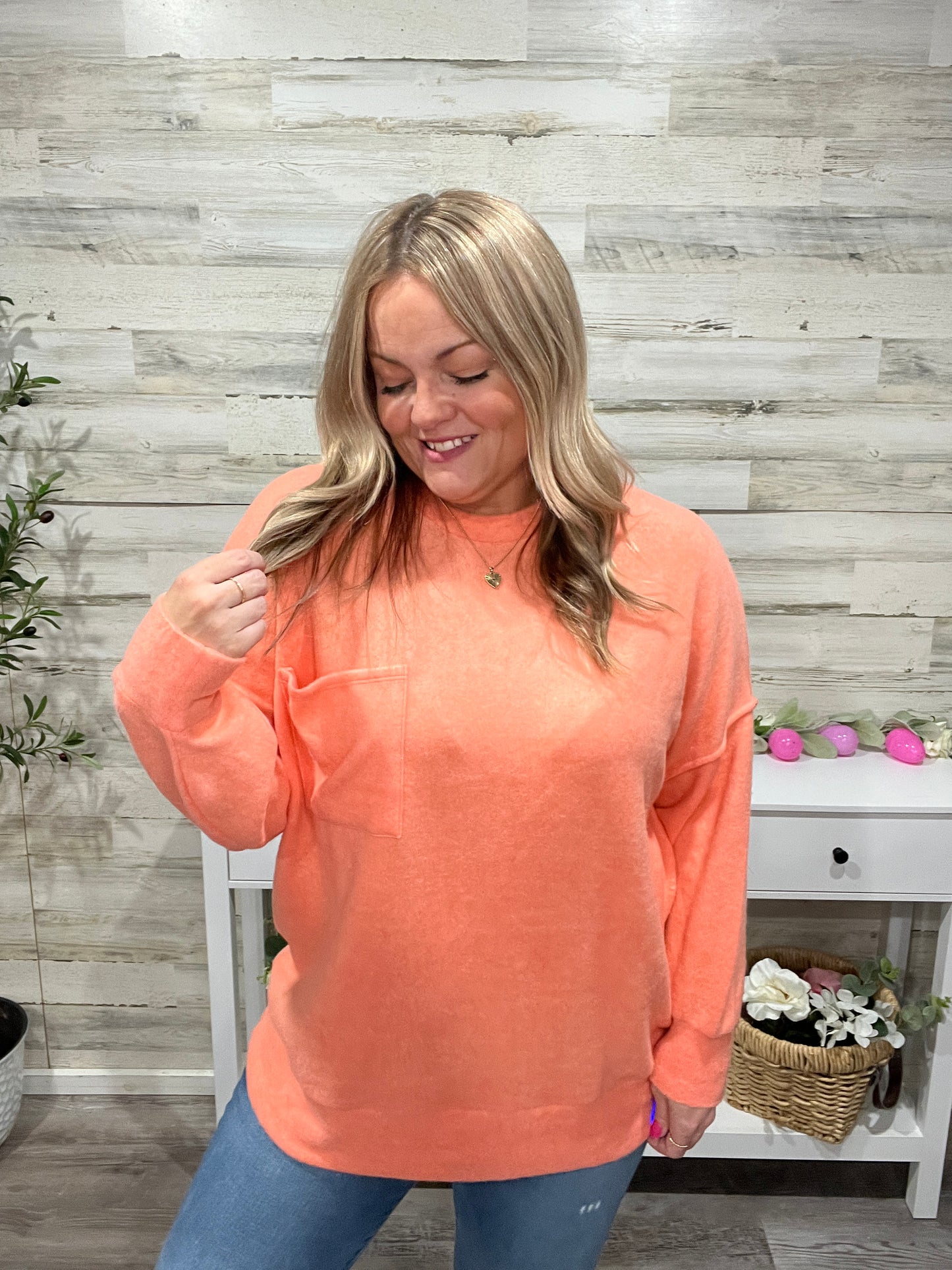 Spring Tiger Lily Pullover