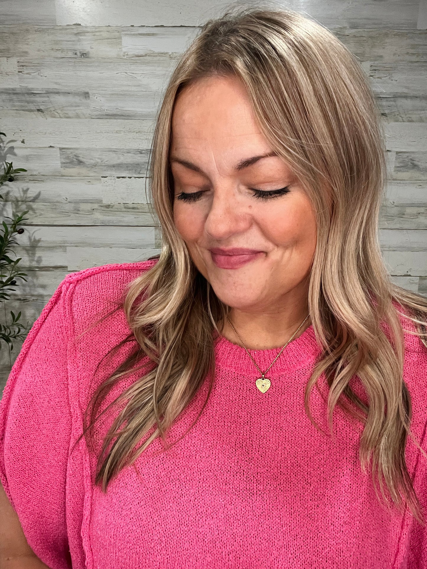 Fuchsia Relaxed Knit