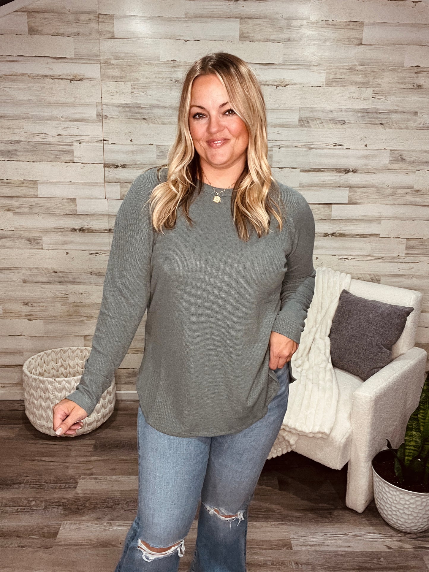 Breathe In Sage Long Sleeve