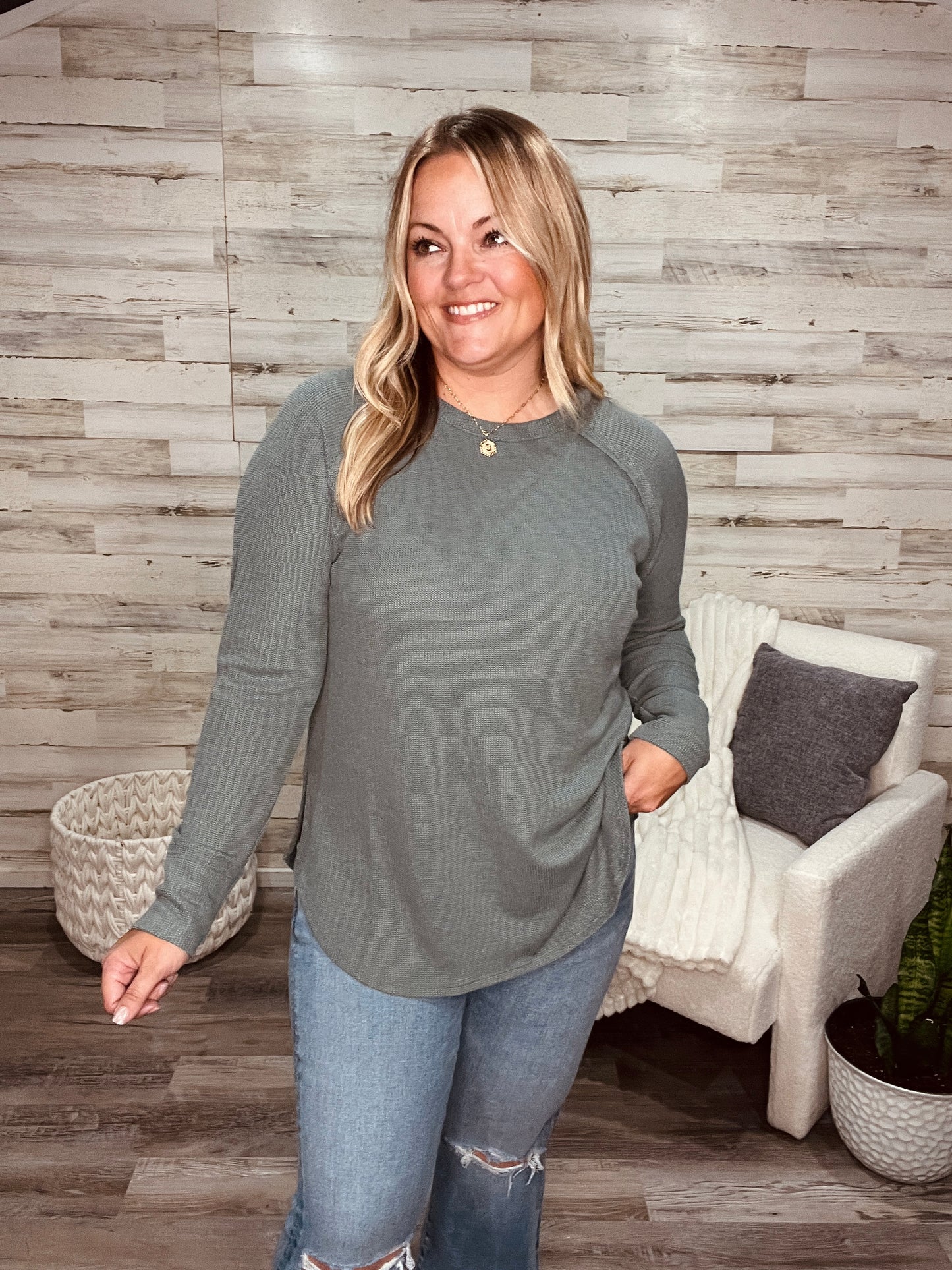 Breathe In Sage Long Sleeve