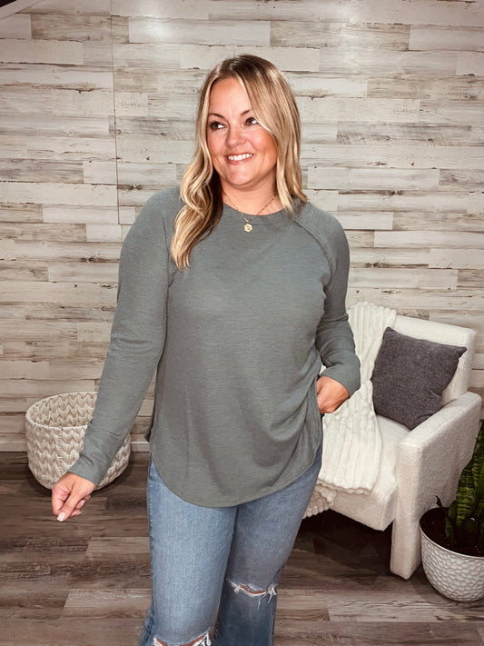 Breathe In Sage Long Sleeve