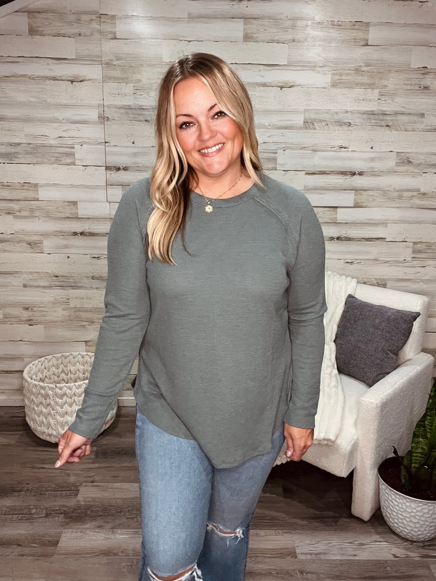 Breathe In Sage Long Sleeve
