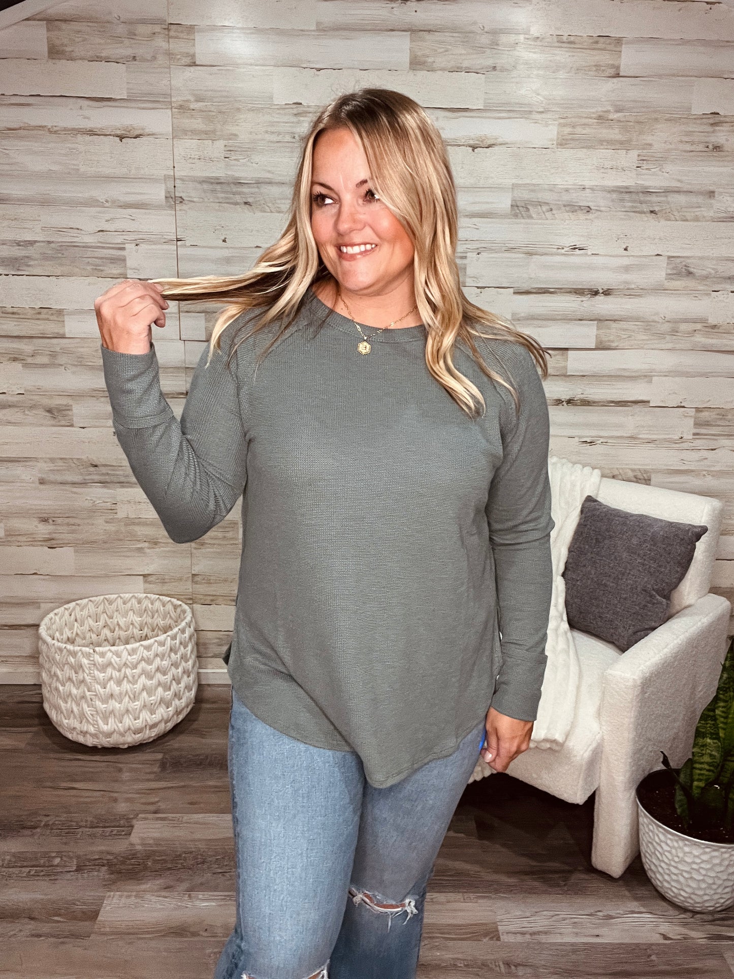 Breathe In Sage Long Sleeve