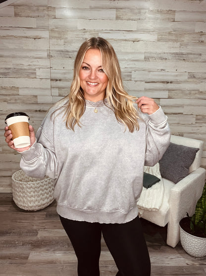 Cloud 9 Cozy Washed Fleece Crew