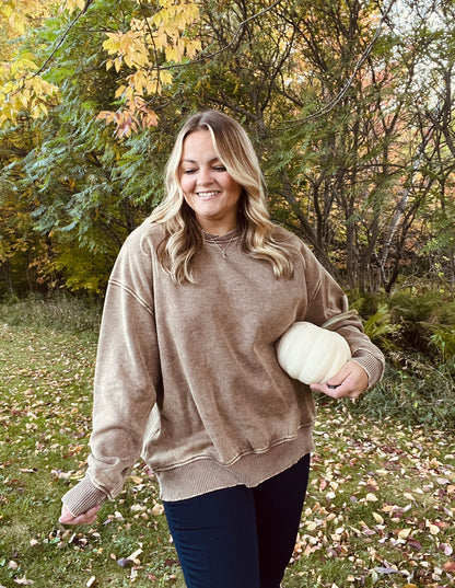 Cloud 9 Cozy Frosted Mocha Crew