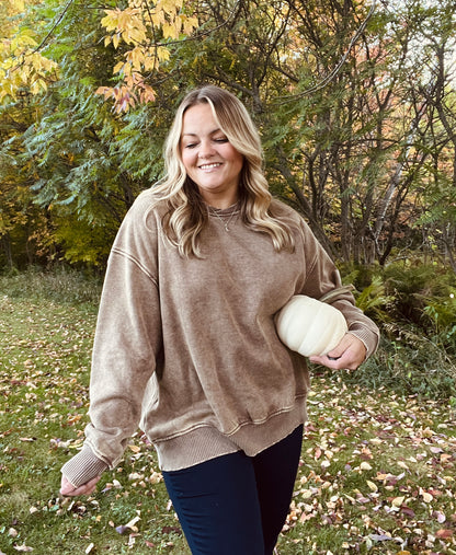 Cloud 9 Cozy Frosted Mocha Crew