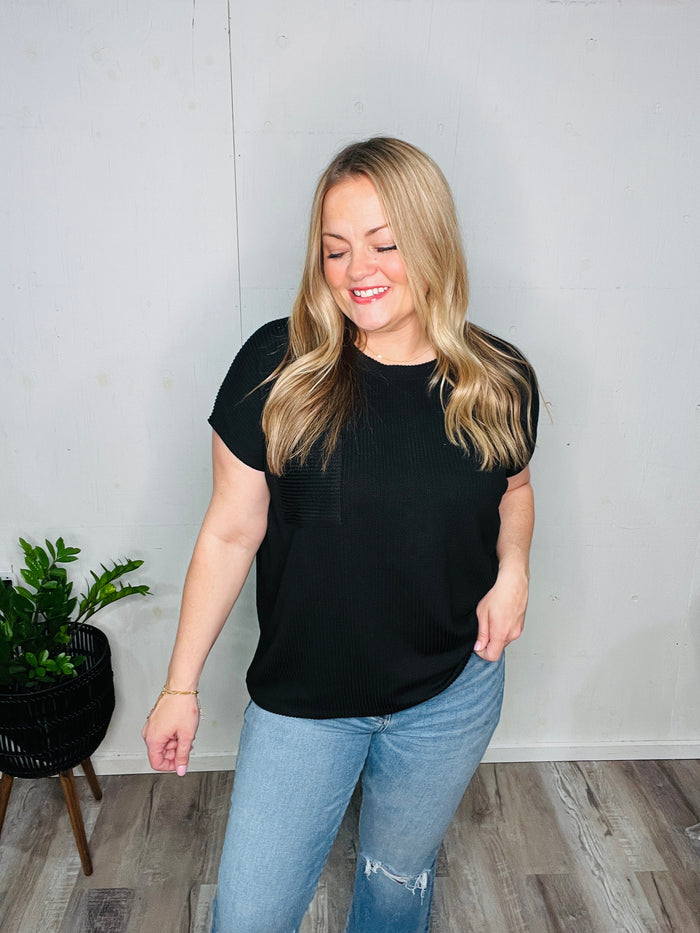 Easy Living Ribbed Top