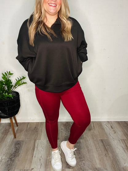 Crimson Crush Leggings